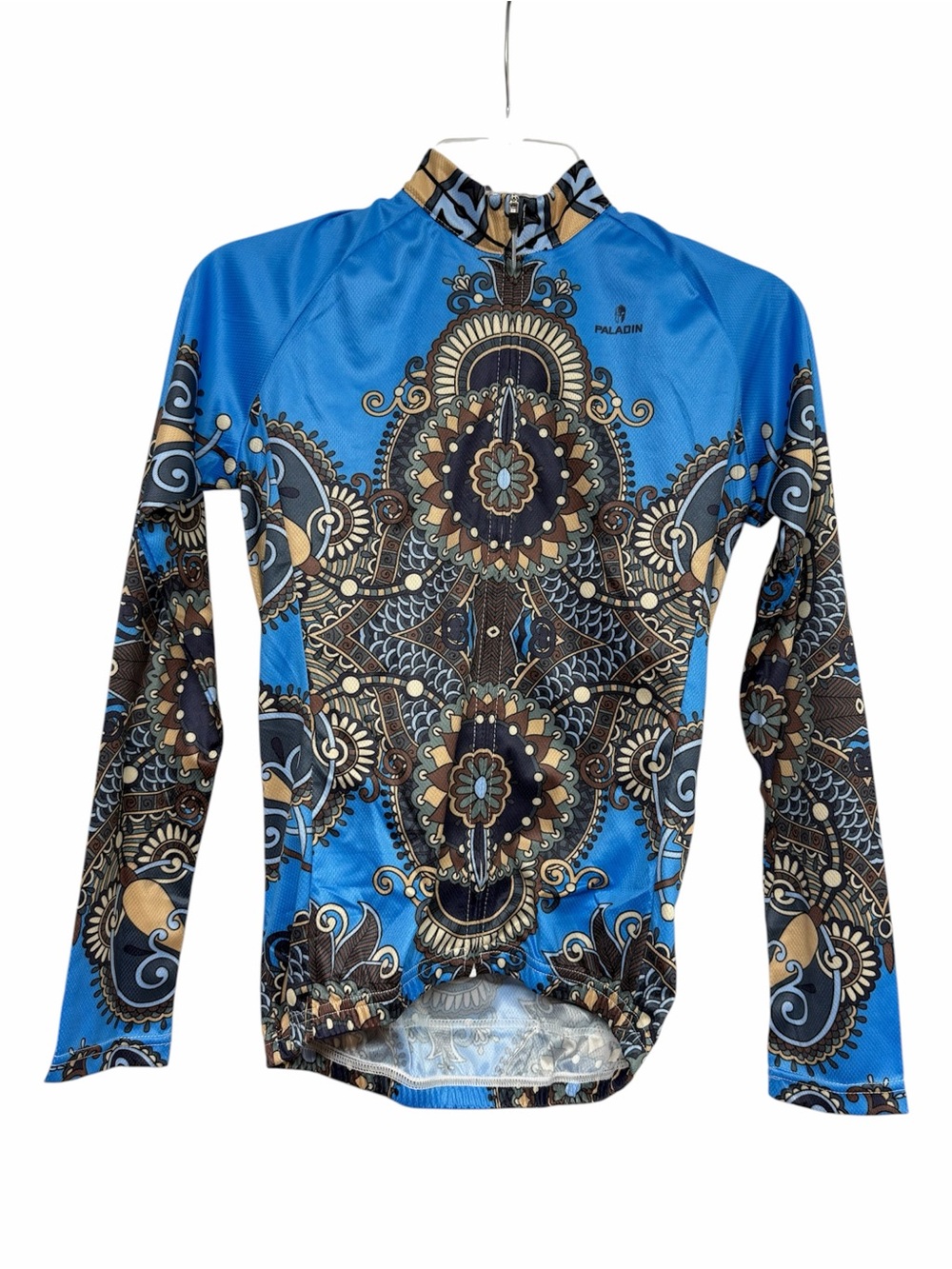 Paladin Women’s S Blue Mandala Long Sleeve Cycling Jersey NWT